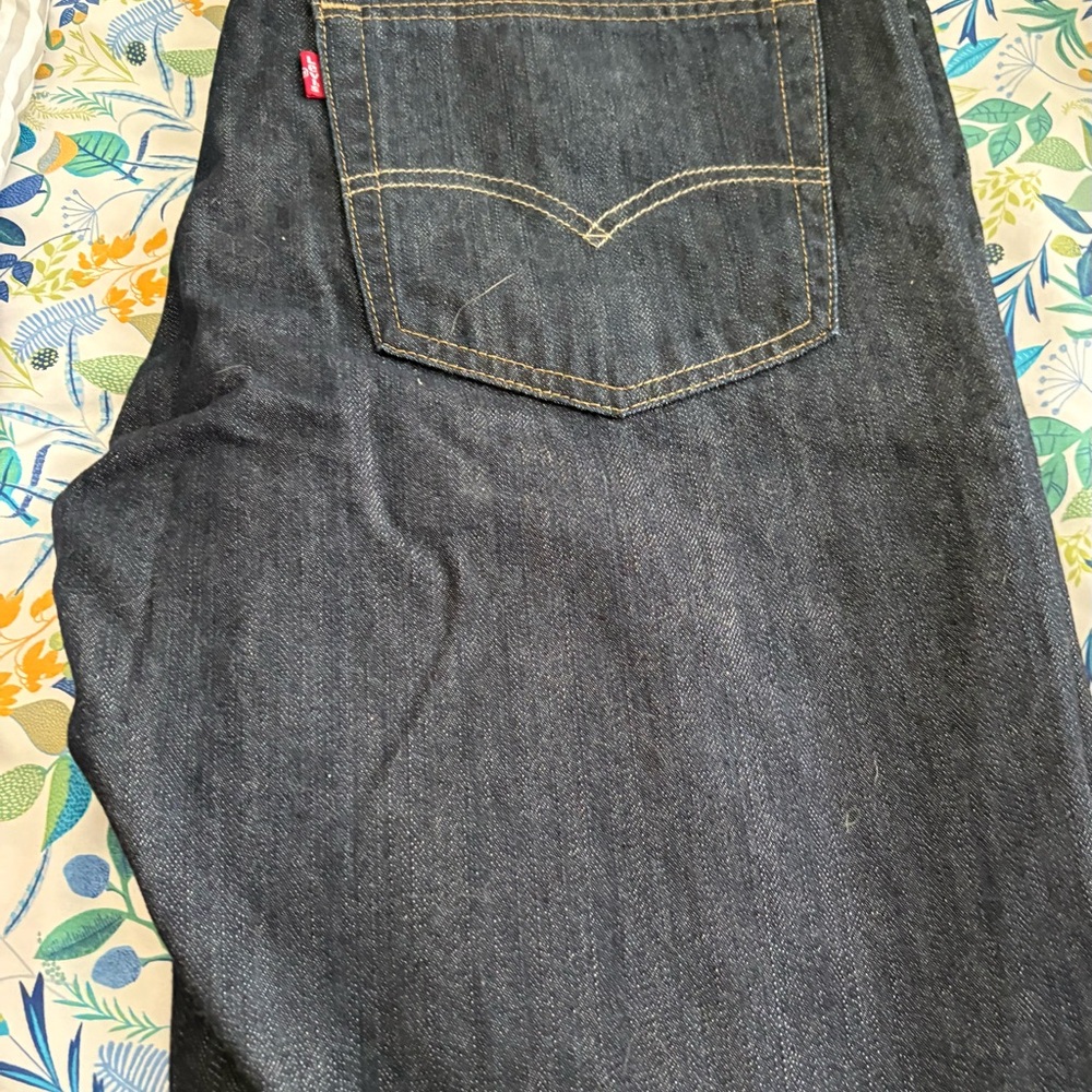 Levi's Slim Black and Blue Jeans Classic Boot cut style 517&527, size 36*34 - Picture 3 of 11